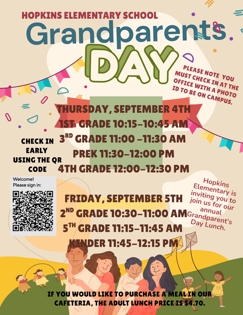 4th Grade was left on the Flyer. My apologies!