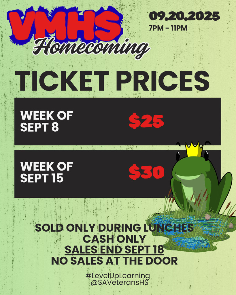Homecoming prices on green background