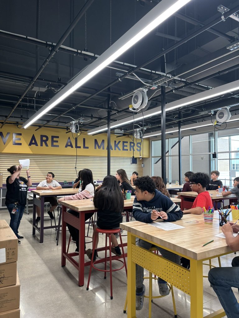 Students sitting in a classroom