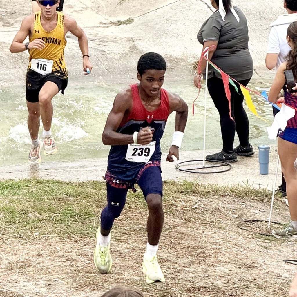 XC athlete running