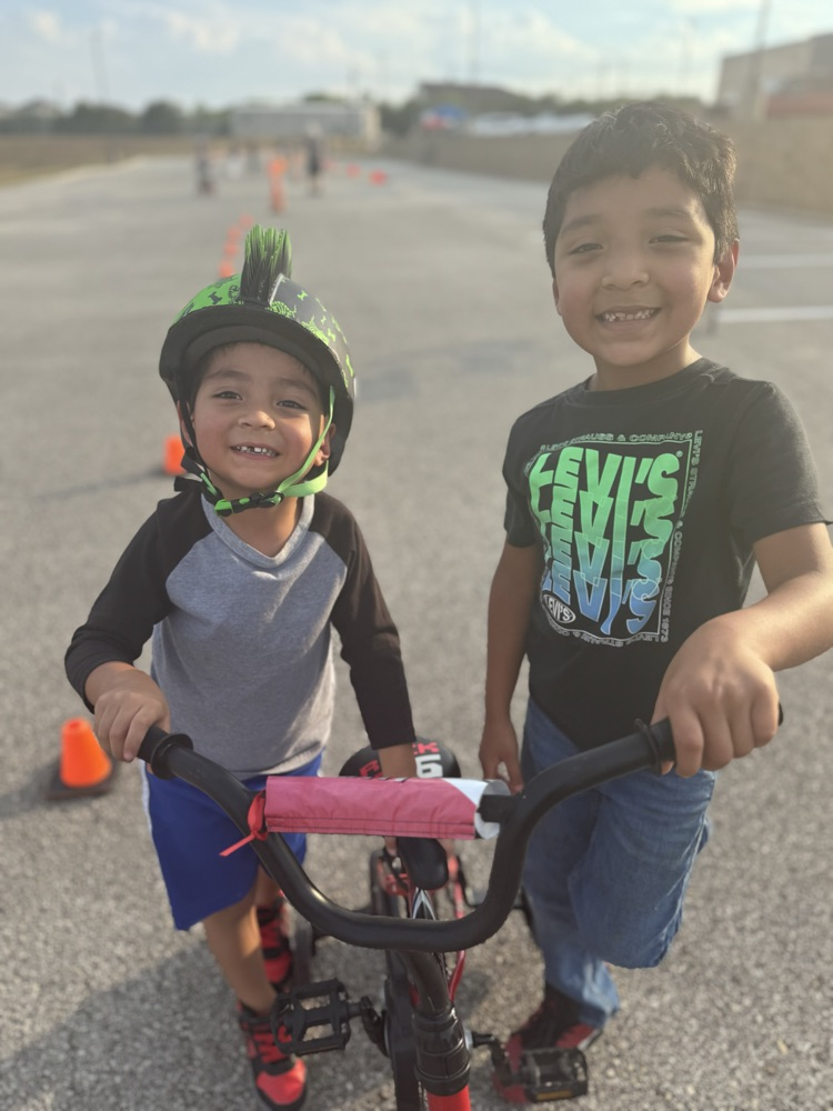 student on bike
