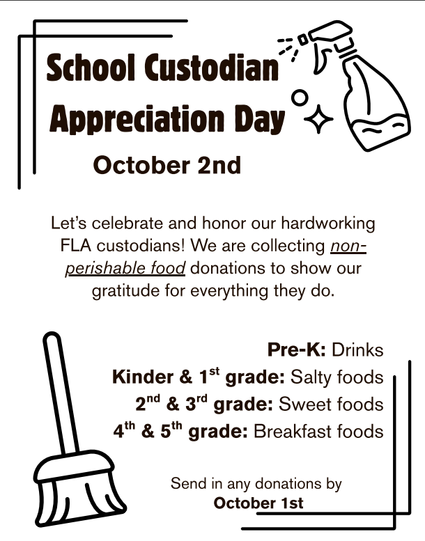 We love our custodians.