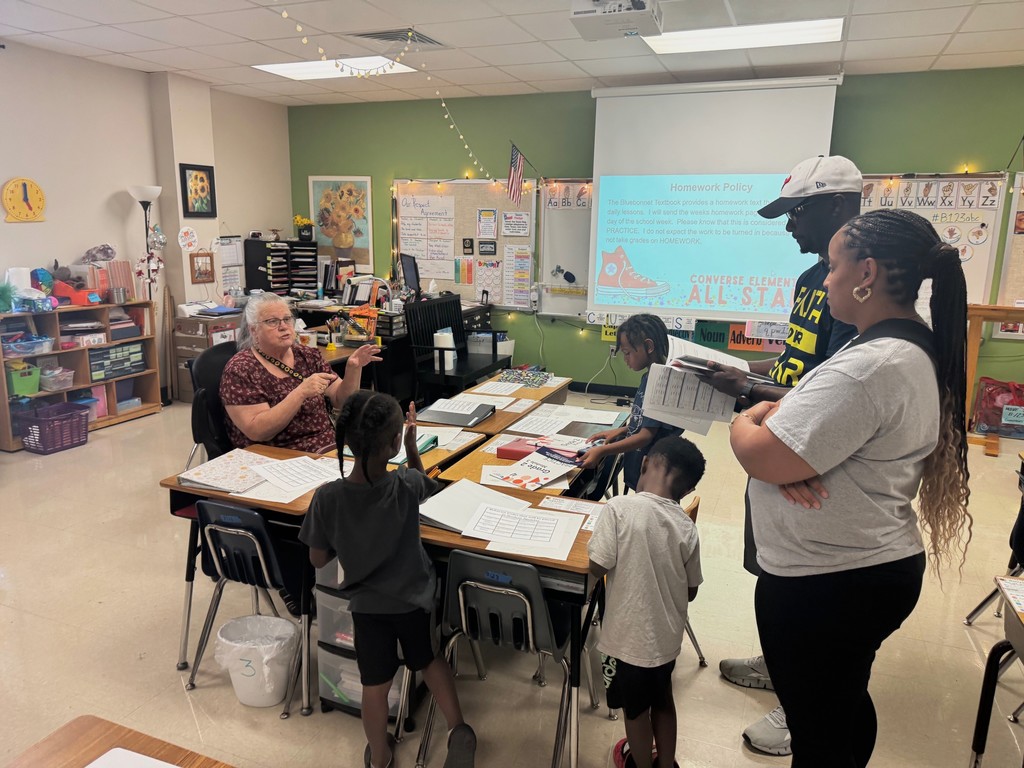 parents meeting with a teacher