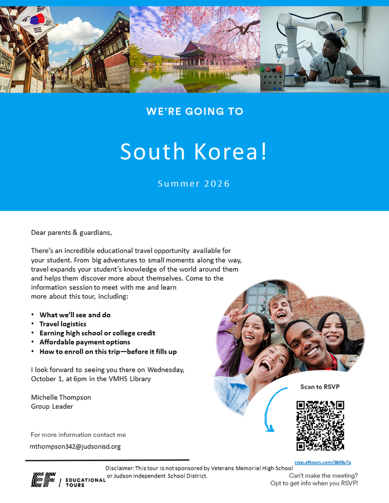 Flyer with contact information and a QR code for those interested in learning more or signing up.