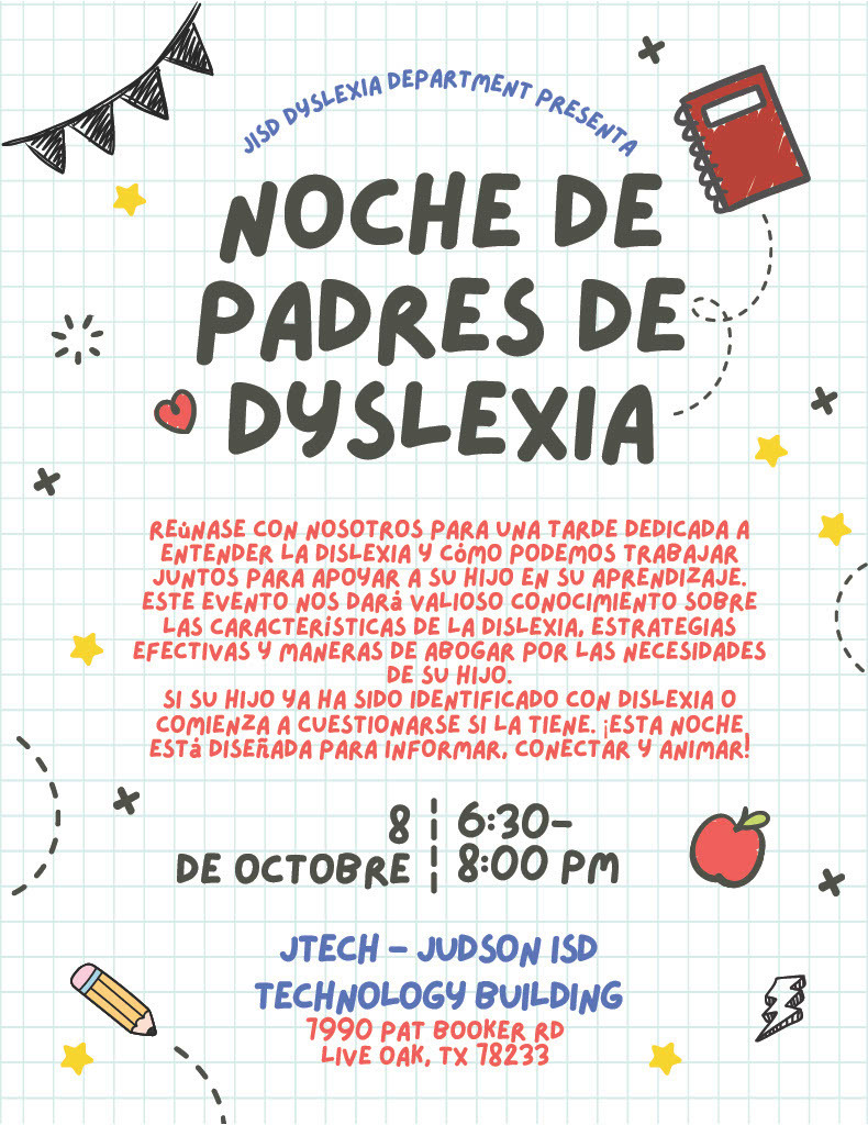 Noche de padres de dyslexia