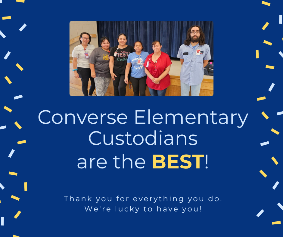 Converse Elementary Custodians are the best! 