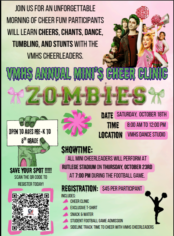 VMHS Mini's Cheer Clinic