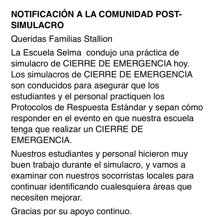 Community Notification