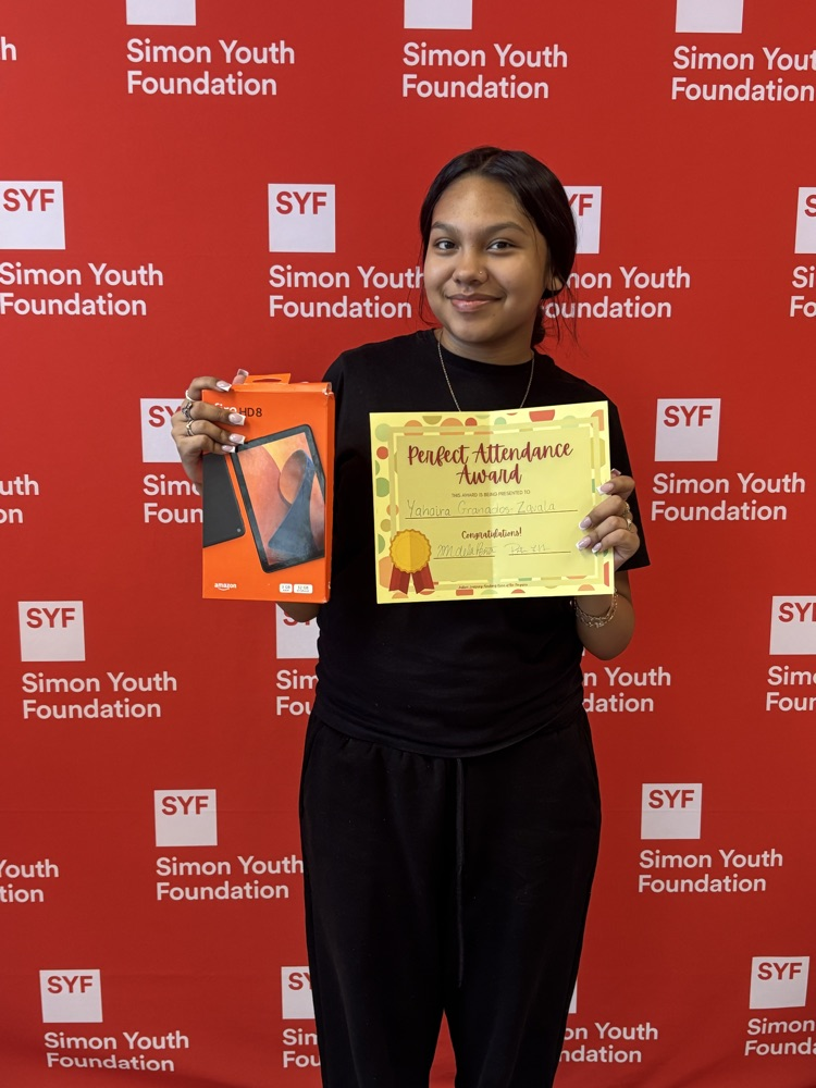 Winner of the Kindle Fire Tablet for Perfect Attendance