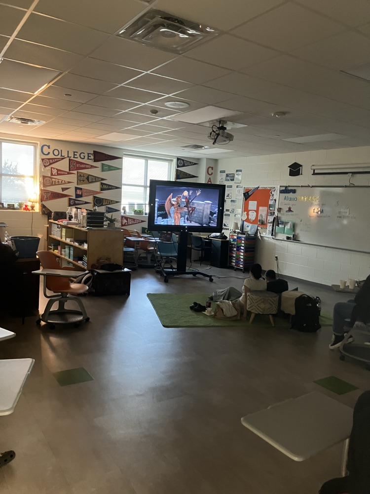 Movie day for earned credits