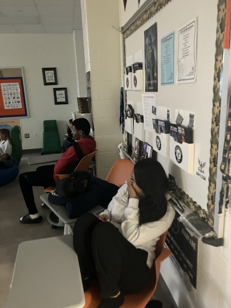 Enjoying a movie day