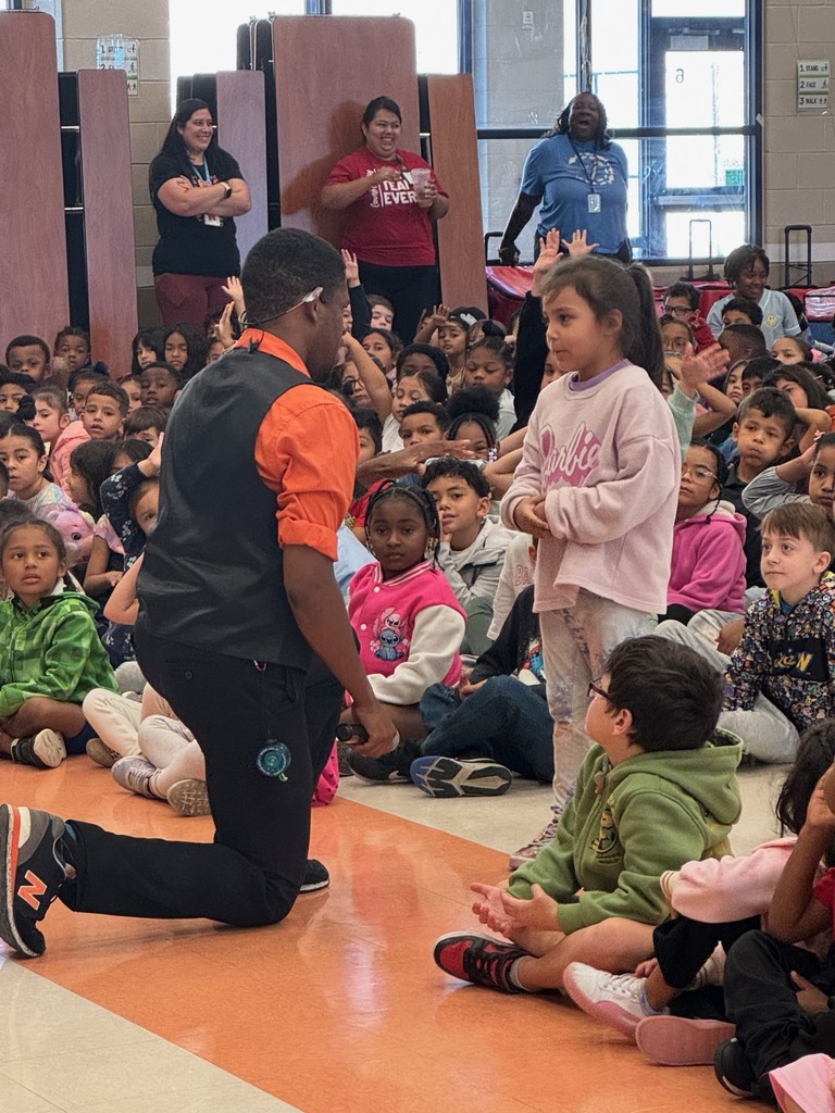 man kneeling in front of child