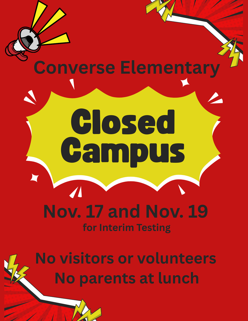 flyer showing closed campus