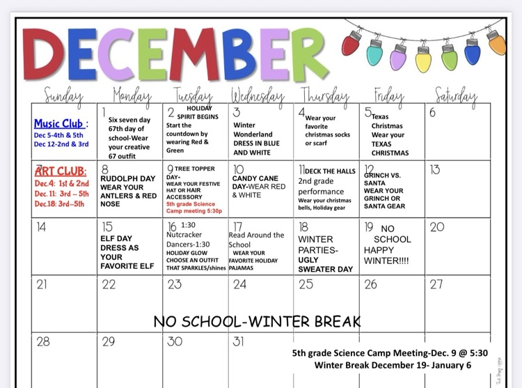 December Calendar
