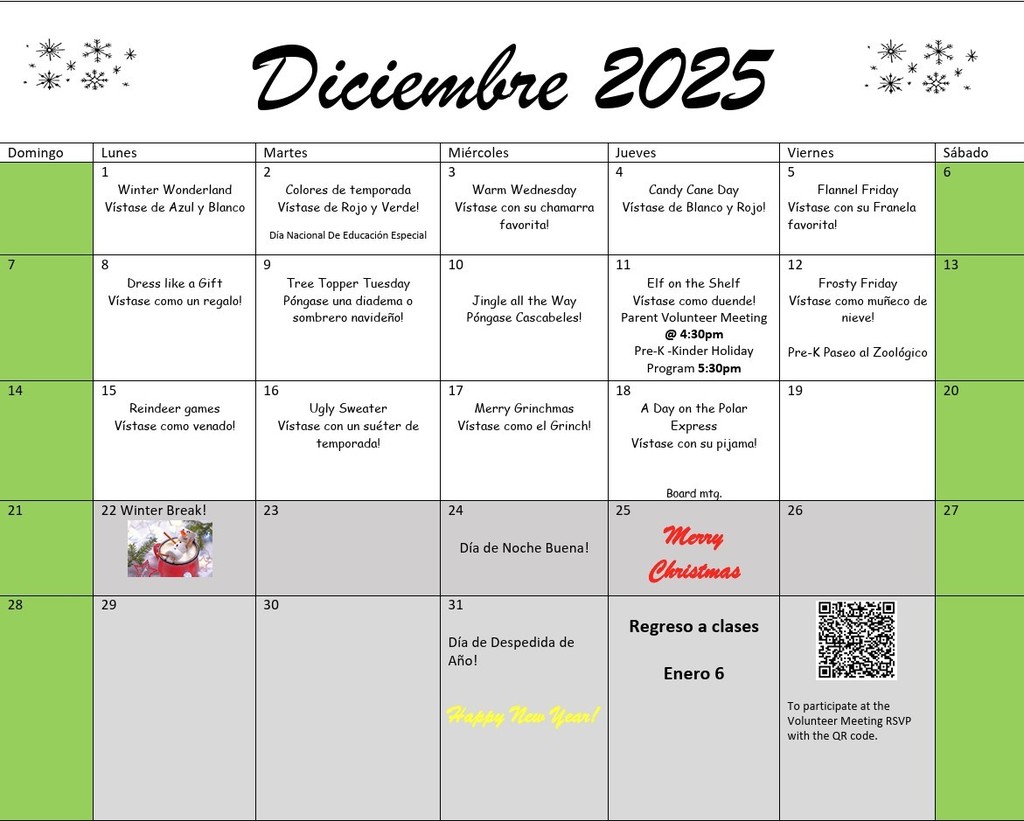 14 Days of Christmas Spanish