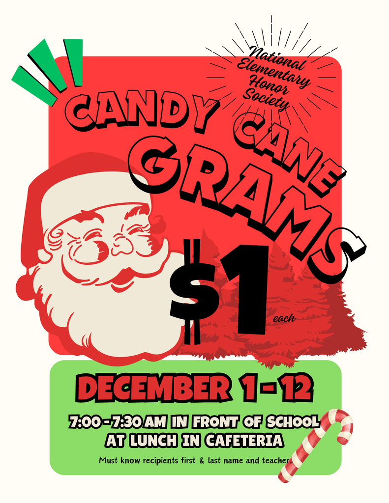 Candy Gram Flyer $1 from December 1st-12th
