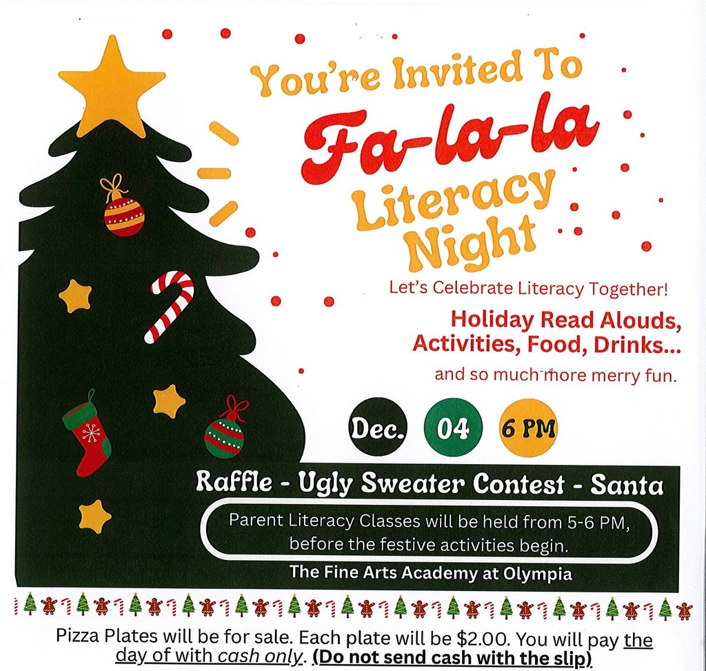 Literacy Night Flyer 12/4/2025