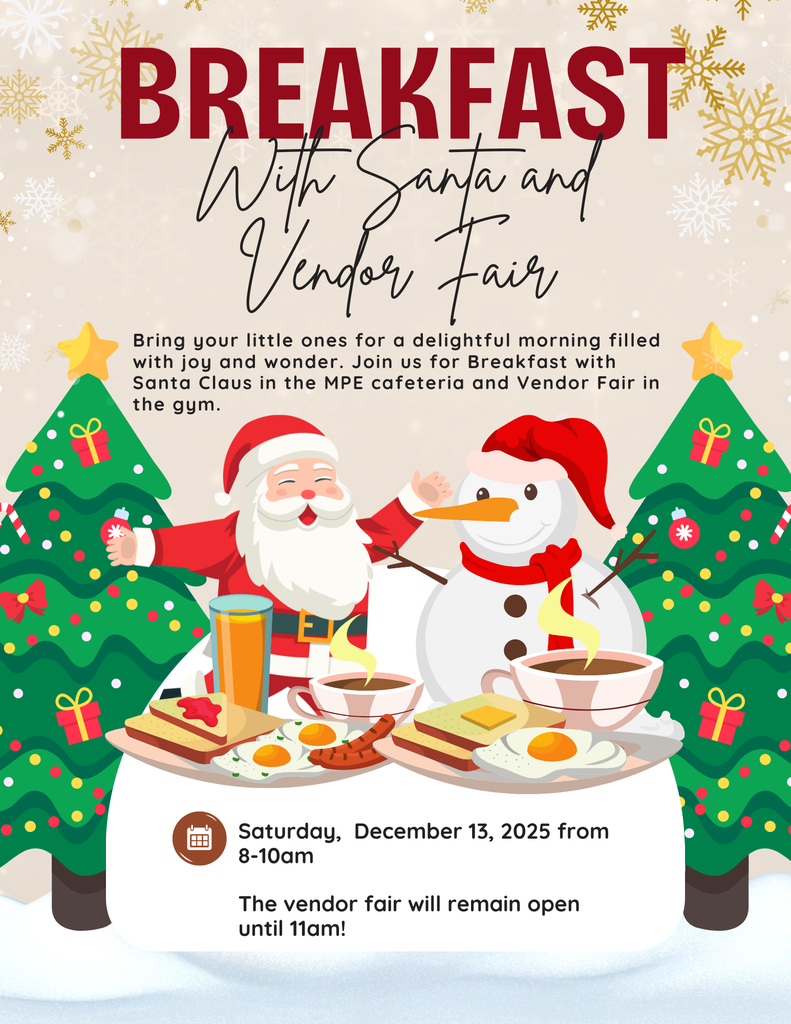 Breakfast with Santa and Vendor Fair.