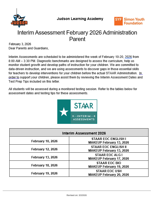 JLA Assessment February 2026