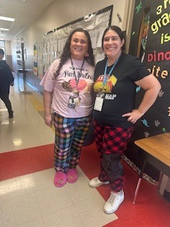 teacher in pajamas