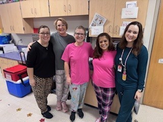 teacher in pajamas
