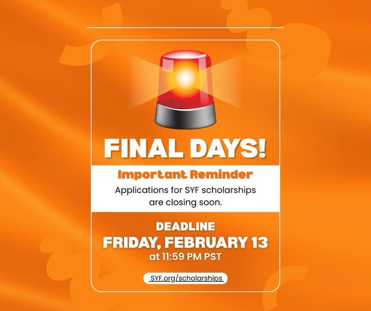 SYF Scholarship 