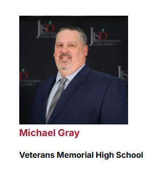 photo of Mr. Gray credit JISD website