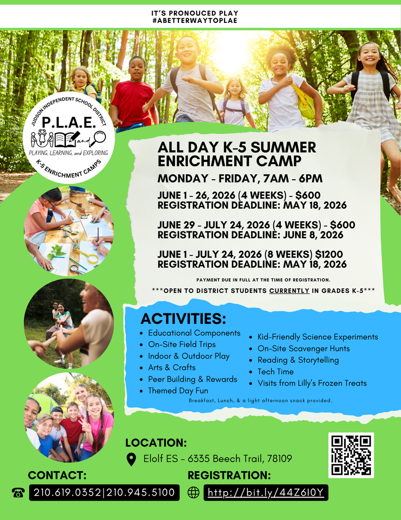 Flyer with information about Summer Enrichment Camp. 
