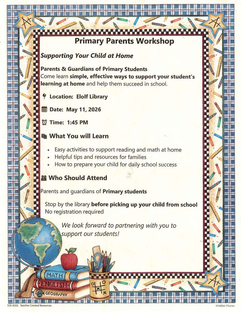 Primary Parent Workshop