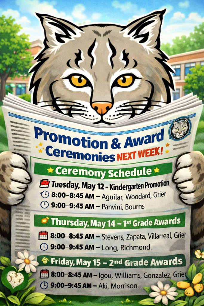 Parent Newsletter 5/11 - 5/15