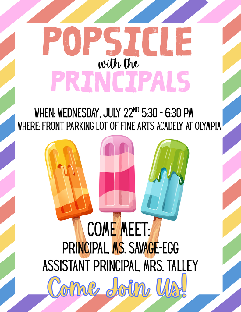 Popsicle with the Principals