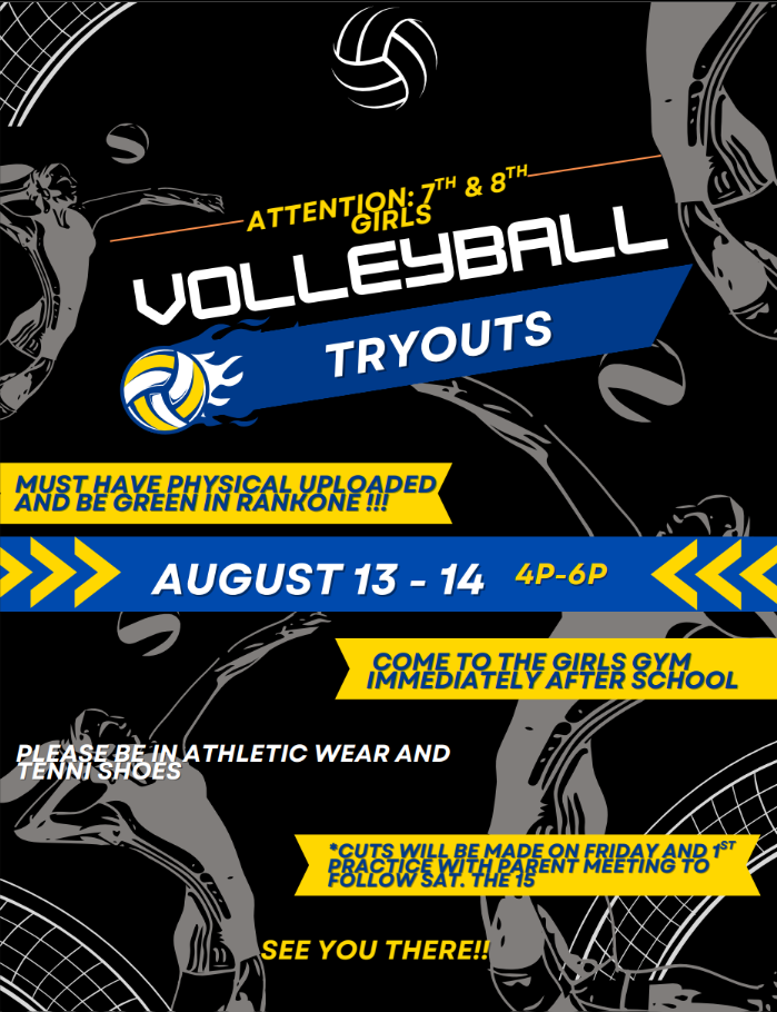 Volleyball tryouts