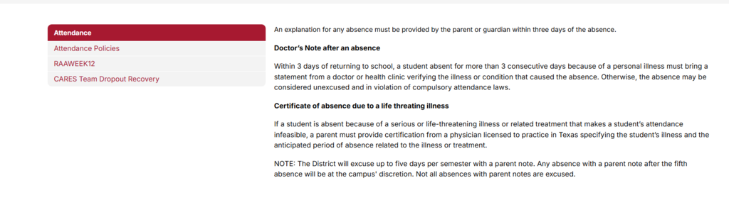 Attendance 