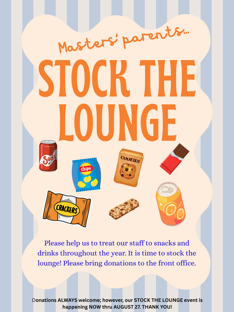 Stock the Lounge flyer