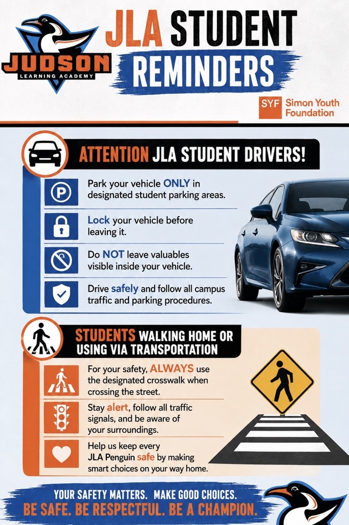 JLA Car and Walk Reminder