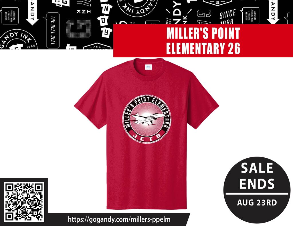 Miller's Point School Shirt 2026-2027