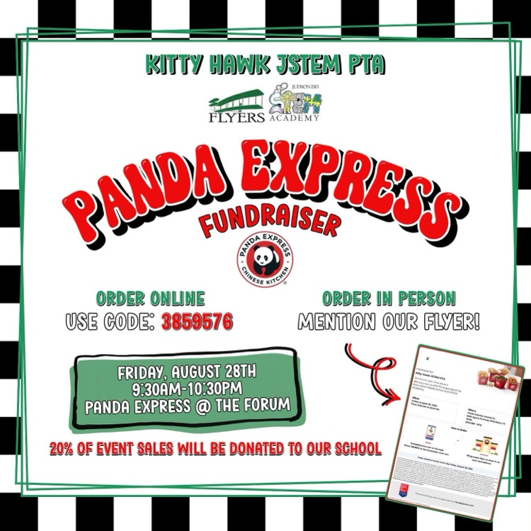 Panda Express fundraiser 8/28/26
