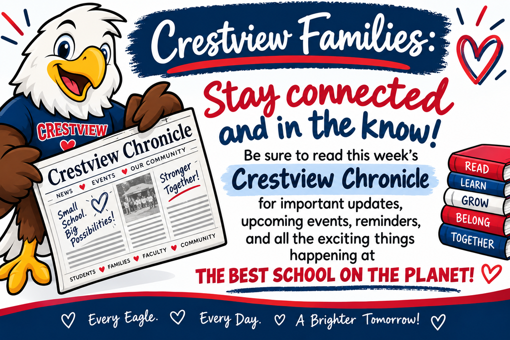 Eagle Holding the News - Crestview Chronicle