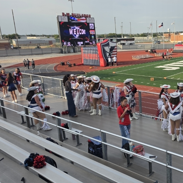 photos of Rutledge Stadium before the VMHS homecoming football game