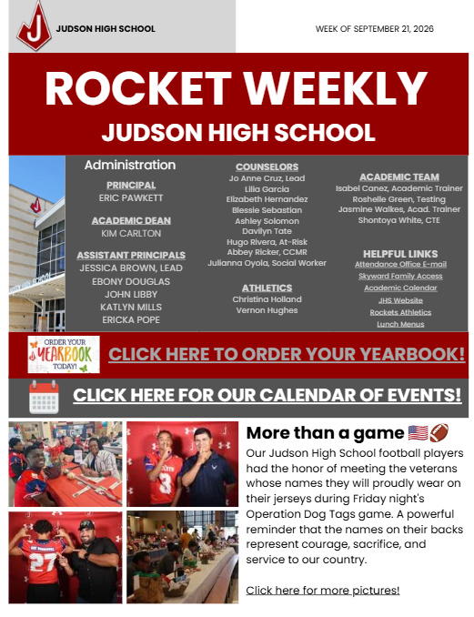 Rocket Weekly 9.21.2026