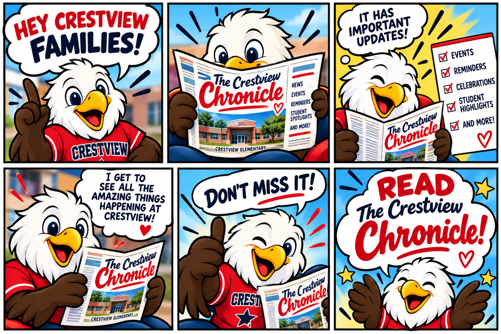 Comic Strip to read the Crestview Chronicle