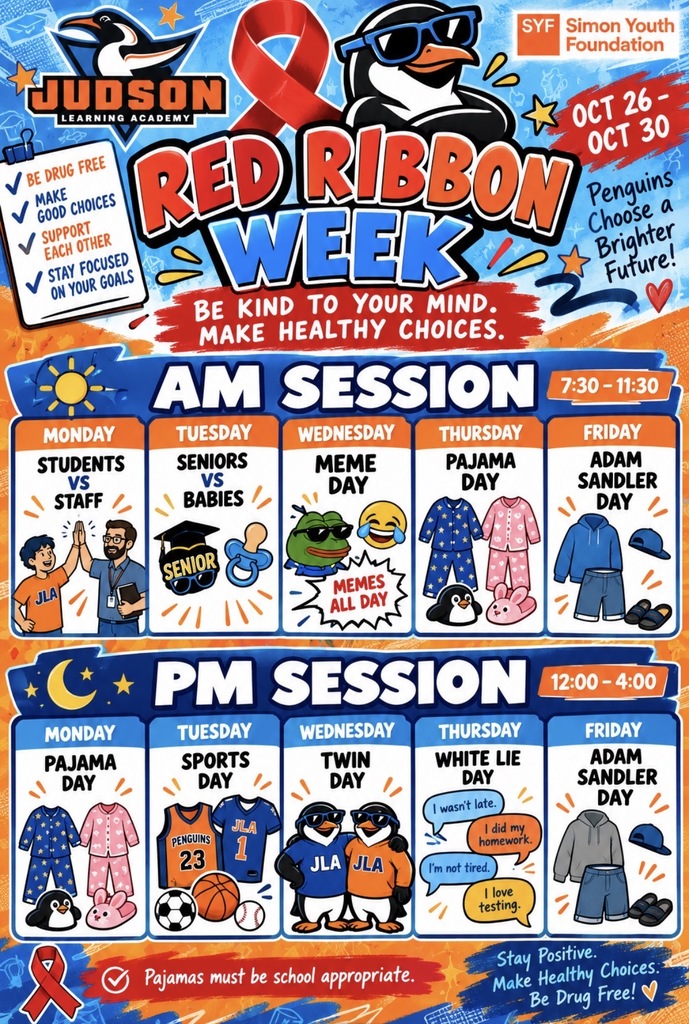 JLA Red Ribbon Week 2026