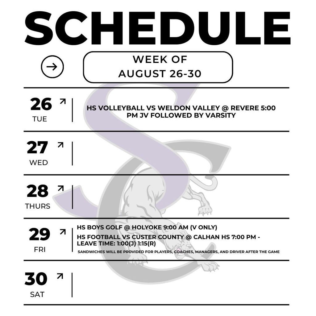 Schedule of Events (1080 x 1080 px)