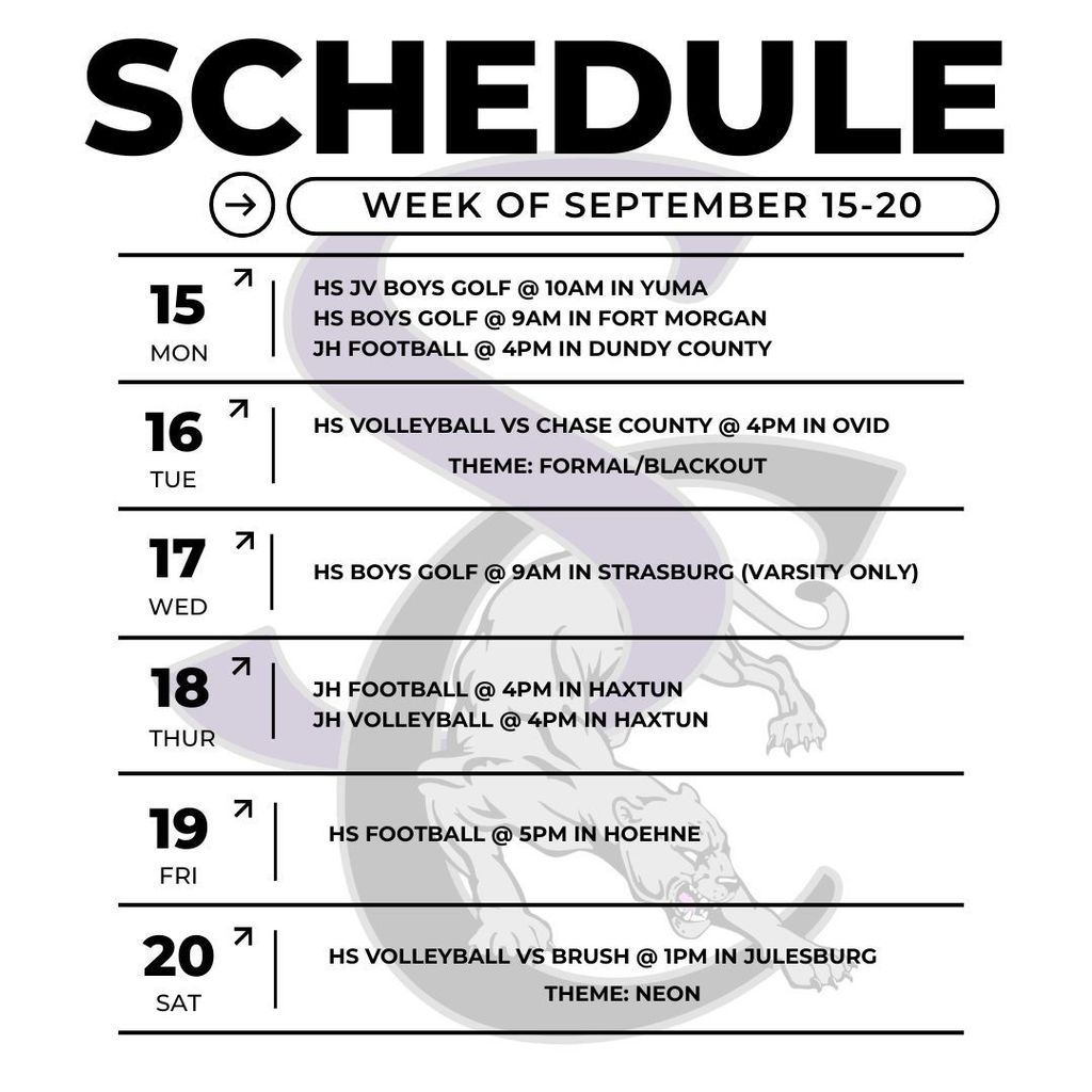 Schedule
