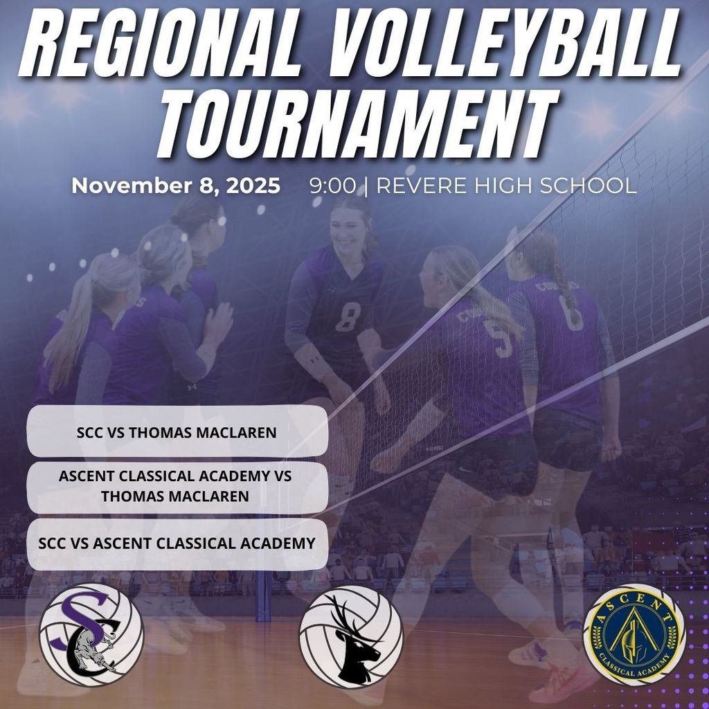 Dark Volleyball Tournament Instagram Post