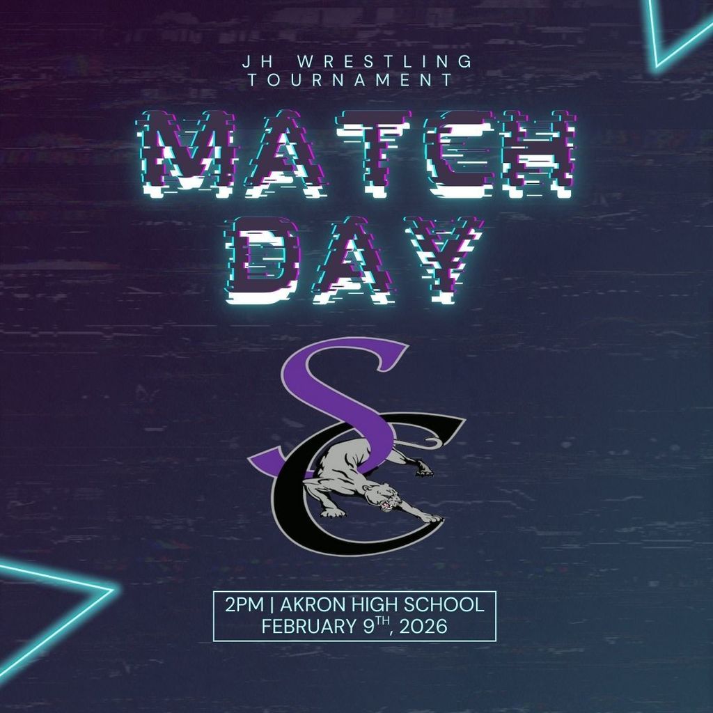 Blue Gradient Neon Match Day Instagram Post