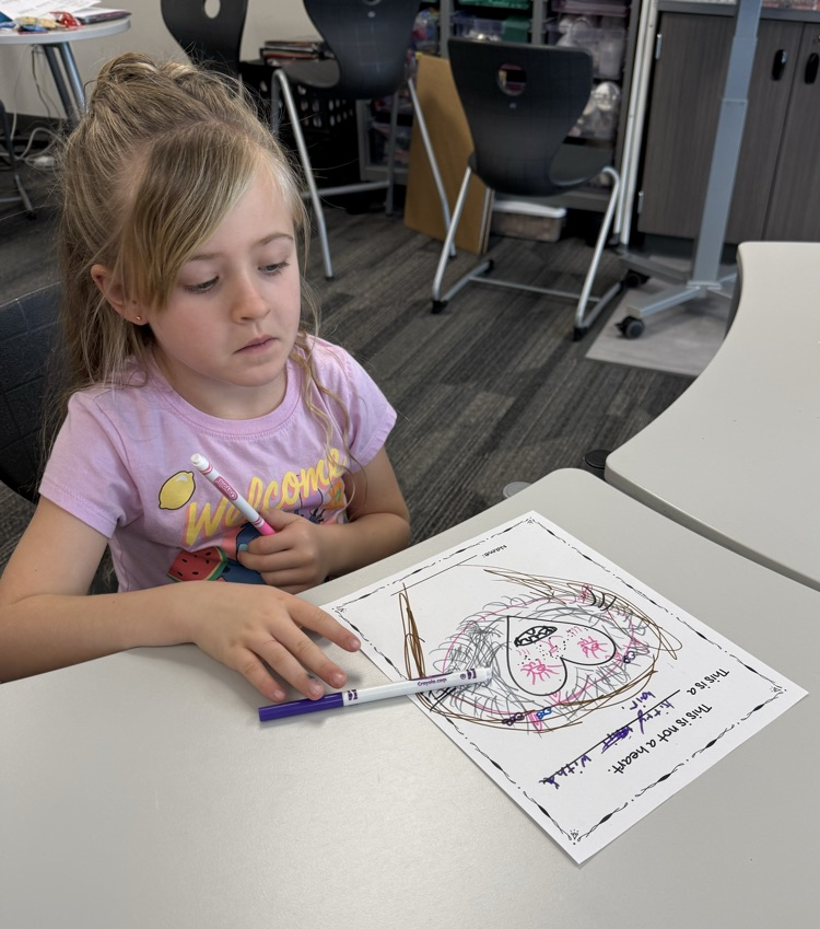 It’s a heart…it’s not a heart , it’s a…?