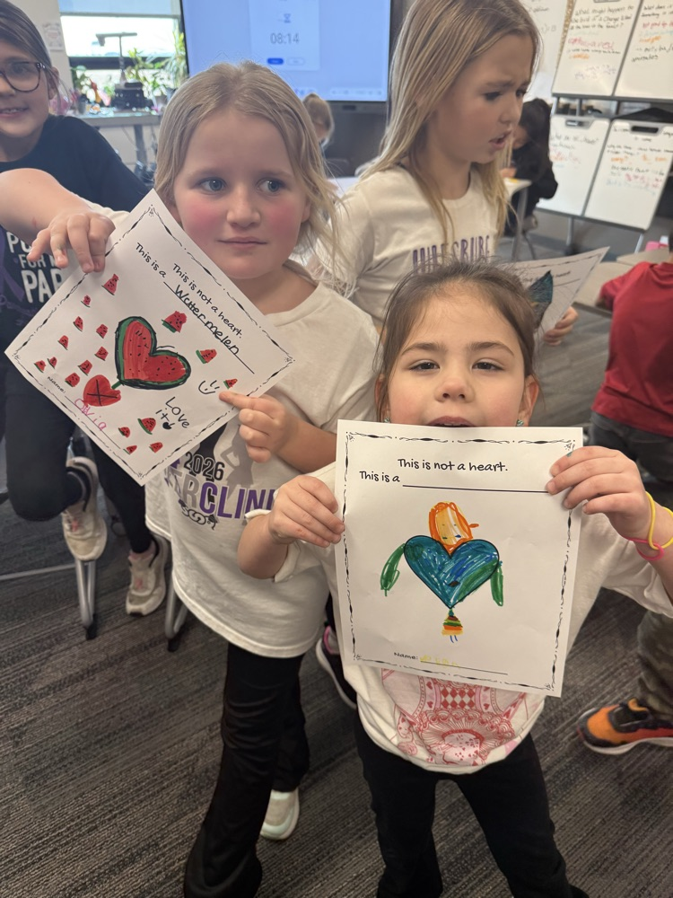 It’s a heart…it’s not a heart , it’s a…?