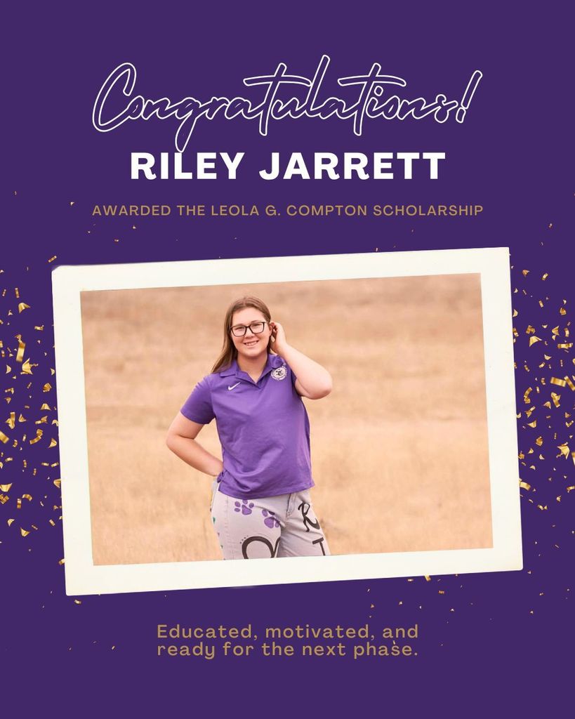 Congratulations Riley!