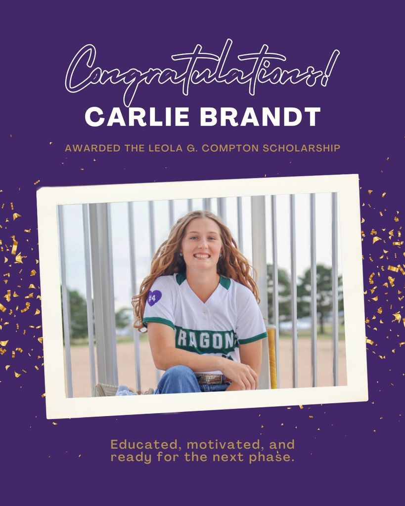 Congratulations Carlie